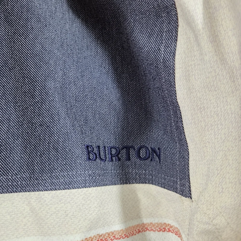 Burton Covert Striped Insulated Snowboard Ski Jacket Coat